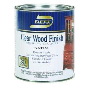  DEFT Clear Wood Finish, Satin Quart,