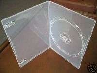 100 SLIM 7MM SUPER CLEAR SINGLE DVD BOX CASE PSD17  