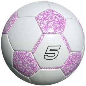  Primo Solo Match Soccer Ball PK ( 3,4,5) WHITE/PINK 5 