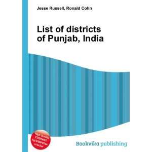  List of districts of Punjab, India Ronald Cohn Jesse 