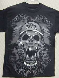 Skin Industries Mens T Shirt Robo Skull  