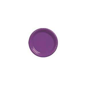  Premium 9 inch Plastic Plates, Purple