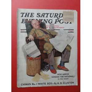 The Saturday Evening Post Magazine March 19,1938 (Cover Only) cover by 