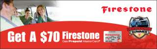 Get a $70 Firestone Gas Prepaid MasterCard®