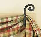Park Designs  Red Star Country Cottage Swag Curtain Hook Set  