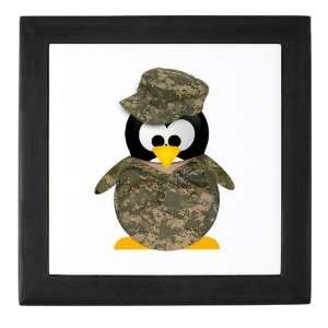  Army Penguin Military Keepsake Box by  Baby