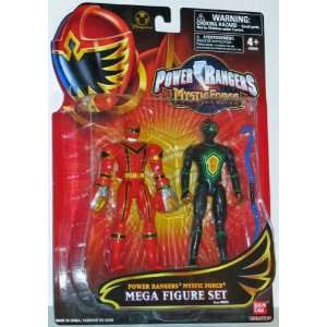  Power Rangers Mystic Force Mega Action 2 Figure Set (Red Ranger 