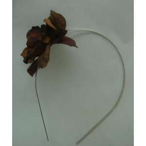  Brown Flower Headband 
