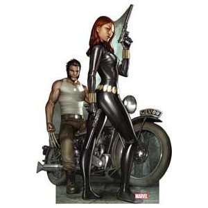  Marvel Woverine & Black Widow Life Size Cardboard Standee 