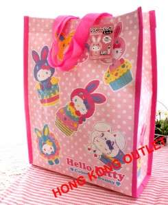   Hello Kitty BIG Bento Lunch Box Bag Shopping Hand Bag Sanrio L31c