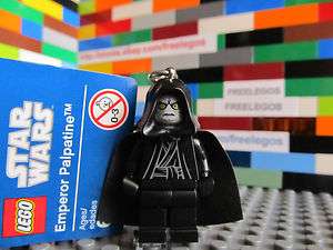 LEGO STARWARS emperor palpatine minifigure keychain   BRAND NEW with 