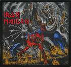 Iron Maiden Number Of The Beast Woven Metal Music Patch