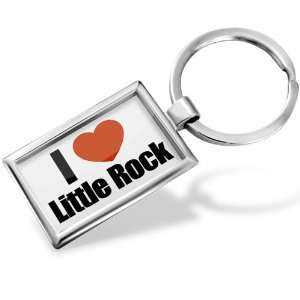 Keychain I Love little rock region Arkansas, United States   Hand 