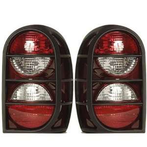  NEW 2005 05 Jeep Liberty Guard Taillight Taillamp Pair 