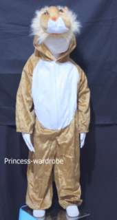 Unisex Kids Animal Costume Lion Leo King 4 6Year H61  