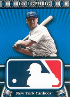 2010 Topps Logoman HTA #28 Lou Gehrig New York Yankees  