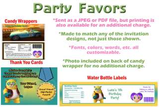Special Agent Oso ~ Birthday Party Ticket Invitations, Supplies, and 