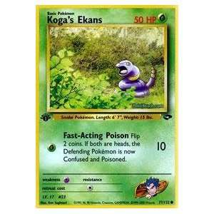  Pokemon   Kogas Ekans (77)   Gym Challenge Toys & Games