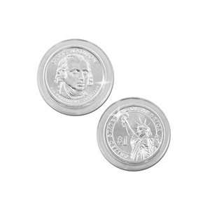 2007 James Madison Presidential Dollar   Platinum 