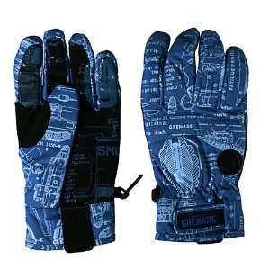   Grenade Fragment 09   Mens Snowboard Gloves   Blue