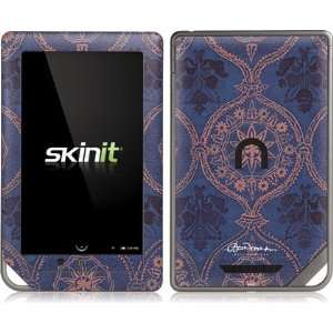  Skinit Blue Damask Vinyl Skin for Nook Color / Nook Tablet 