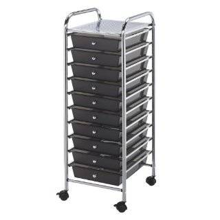 Blue Hills Studio Storage Cart with 10 Drawers, 13 Inch by 