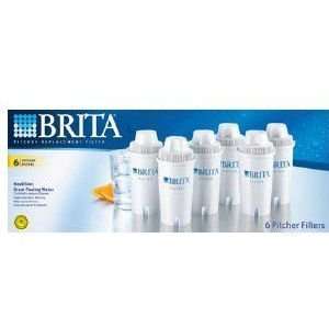  Brita Pitcher Replacement Filters 6 ea