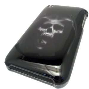  Apple iPhone 3 3G 3GS Black Reeper Skull Tattoo Scary 