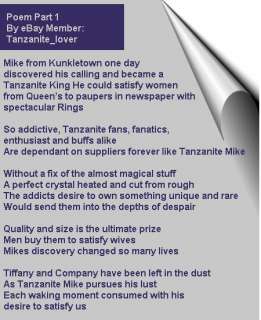 Testimonial By  User   Tanzanite_lover Testimonial By  User 