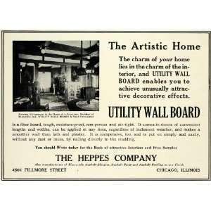   Ad Heppes Utility Wall Board Decorative Chicago   Original Print Ad