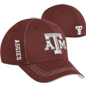 Texas A&M Aggies Maroon adidas 2011 Sideline Football Coaches Flex Hat