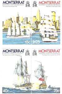 Montserrat Mint Stamp Pairs   American Bicentennial  