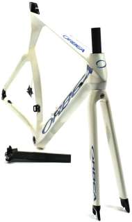 2008 ORBEA ORDU 57cm Tri TT Road Bike Frameset Full Carbon W/ Fork 