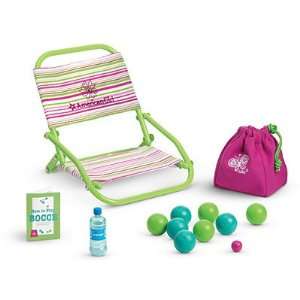  American Girl Chair and Bocce Set for Doll Toys & Games