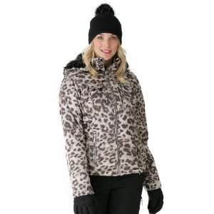  Obermeyer Womens Leighton Jacket (Anthracite Cheetah 