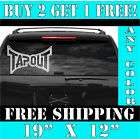 Large Tapout UFC Vinyl Decal Sticker BIG, ANY COLOR