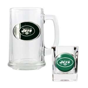  New York Jets   NFL Boilermaker Mug & Shot Gift Set 