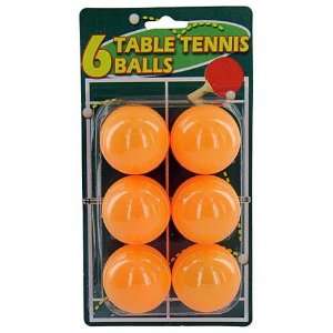  6Pc Org Tbl Tennis Balls Case Pack 72  