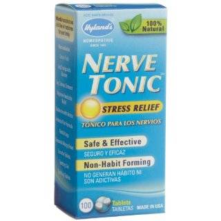 Hylands Nerve Tonic Stress Relief, 100 Tablets (Pack of 3) by Hyland 