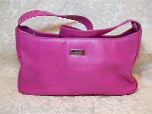 Vintage Bill Blass,Designer Handbag,Pink Leather,Logo  