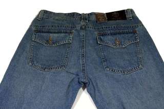 Mens Bill Blass Fashion Jeans Boot Cut Pre Washed 30x30  