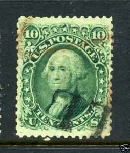 Scott #68 Washington Used Stamp (Stock #68 10)  