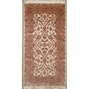  27 x 40 Pak Persian Area Rug with Silk & Wool Pile    a 