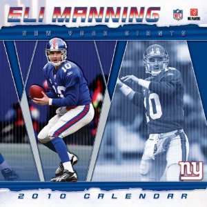 Eli Manning New York Giants 2010 12x12 Wall Calendar 