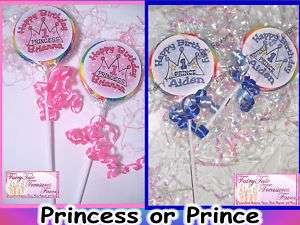 LiL Prince Princess 1st Birthday Lollipop Favors  