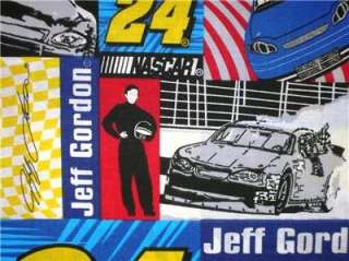 New Jeff Gordon #24 Fabric BTY Racing Sports Cars Nascar  