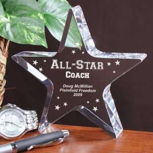  Personalized All Star Coach Keepsake