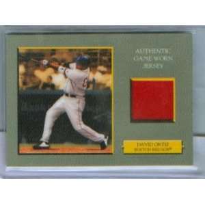   Turkey Red Baseball Game Worn Red Jersey Card #TRR DO / Boston Red Sox