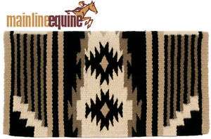 Mayatex Horse Saddle Blanket Wool Tack Black Sand Eagle  