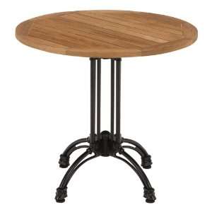  KFI Seating Round Teak and Aluminum Outdoor Table (32 
